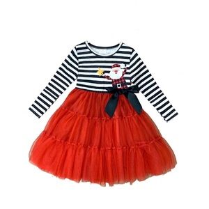 Mia Belle Girls sz 7Y Christmas Tutu Dress